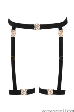 Bluebella - Thalia Thigh Harness - Schwarz
