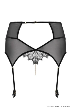 Bracli - Kyoto Strumpfhalter Perlenstring - Schwarz