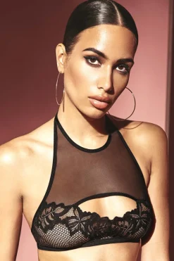 Bracli - London Top / Spitzen BH - Schwarz