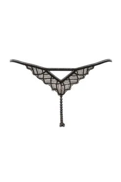 Bracli - Manhattan G String Perlenstring - Schwarz