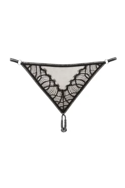 Bracli - Manhattan G String Perlenstring - Schwarz