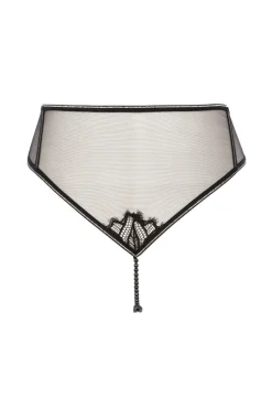 Bracli - Manhattan Taillenslip / Perlenstring - Schwarz