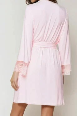 Coemi - Aurora Micromodal Kimono - Rosa