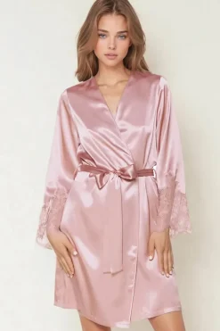 Coemi - Federica Satin Kimono - Puder