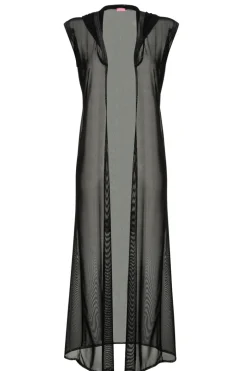 Eniqua - Glam Goddess Robe Black - Cover up
