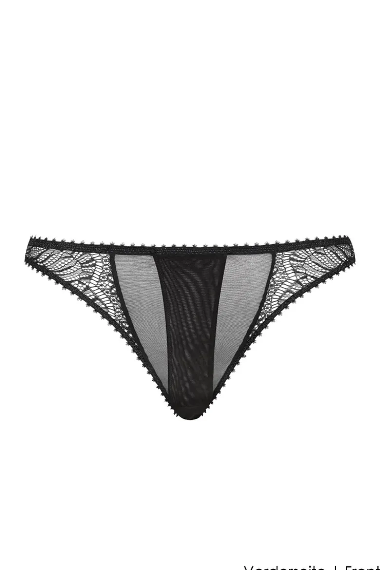 Maison Close - Accroche Coeur String Ouvert - Schwarz