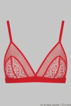 Maison Close - Accroche Coeur Triangel BH - Rot