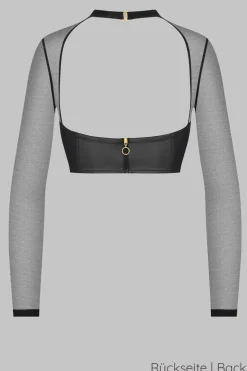 Maison Close - Chambre Noire Bolero Top - Wetlook Schwarz