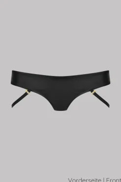 Maison Close - Chambre Noire Strappy String - Wetlook Schwarz