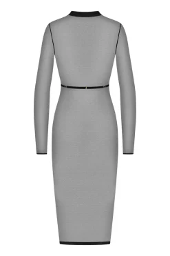Maison Close - Corps a Corps Midi Dress mit Harness - Schwarz