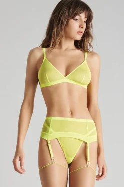 Maison Close - Corps a Corps Neon Strapsgürtel - Gelb/Gold