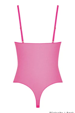 Maison Close - Corps a Corps Neon Stringbody - Pink/Gold