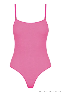 Maison Close - Corps a Corps Neon Stringbody - Pink/Gold