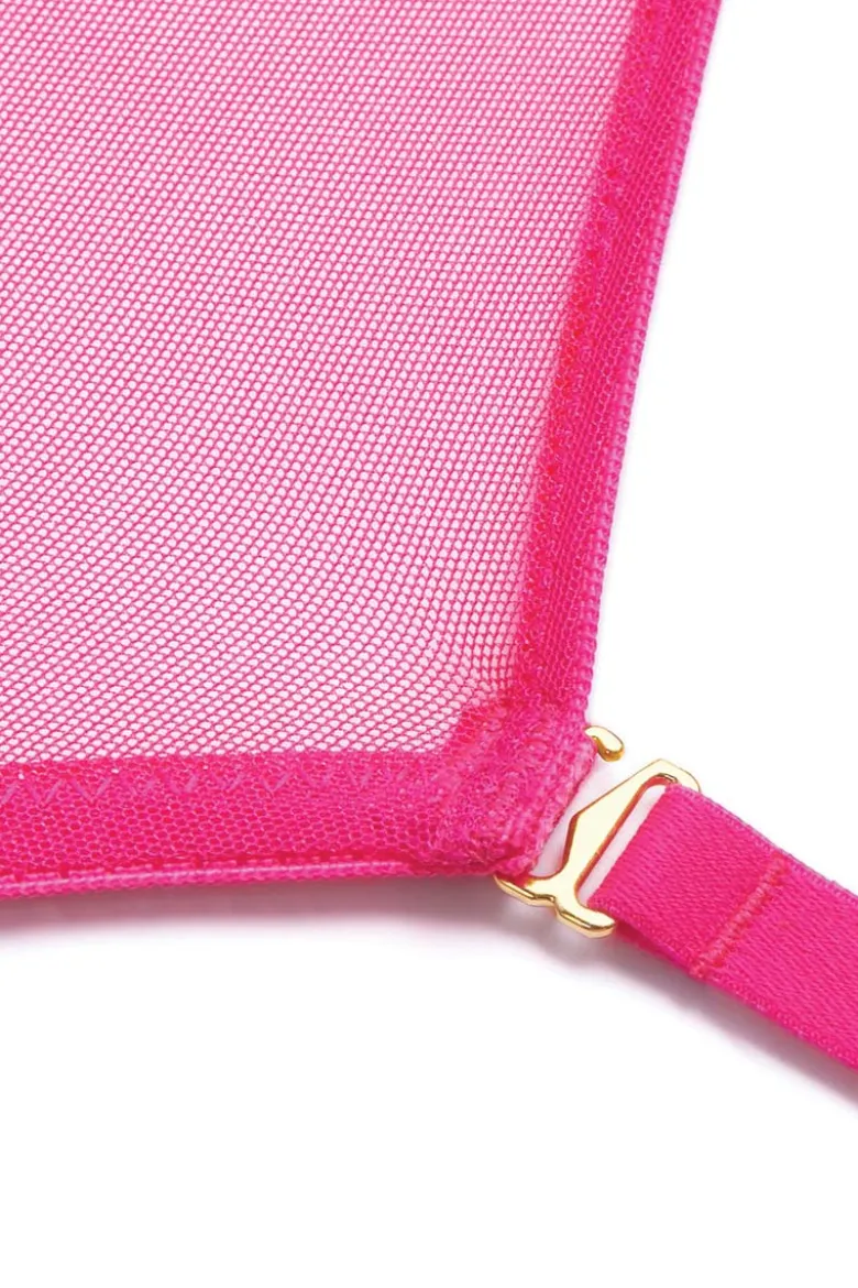 Maison Close - Corps a Corps Neon Balconette BH - Pink/Gold