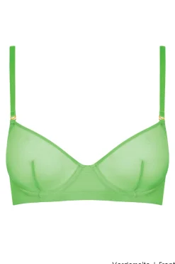 Maison Close - Corps a Corps Neon Balconette BH - Grün/Gold