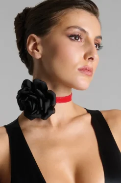 Maison Close - La Liaison Choker Halsband - Rot