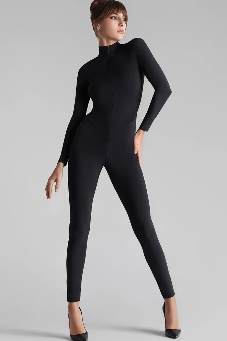 Maison Close - Nuit Fauve Catsuit - Schwarz
