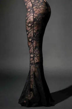 Patrice Catanzaro - Chihiro Spitzen Kleid - Schwarz