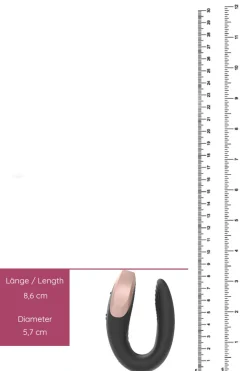 Satisfyer - Double Love Remote Paarvibrator - Schwarz