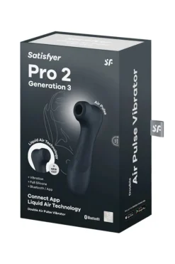 Satisfyer - Pro 2 Gen 3+ Druckwellenvibrator - Schwarz