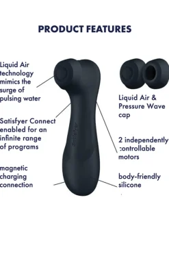 Satisfyer - Pro 2 Gen 3+ Druckwellenvibrator - Schwarz
